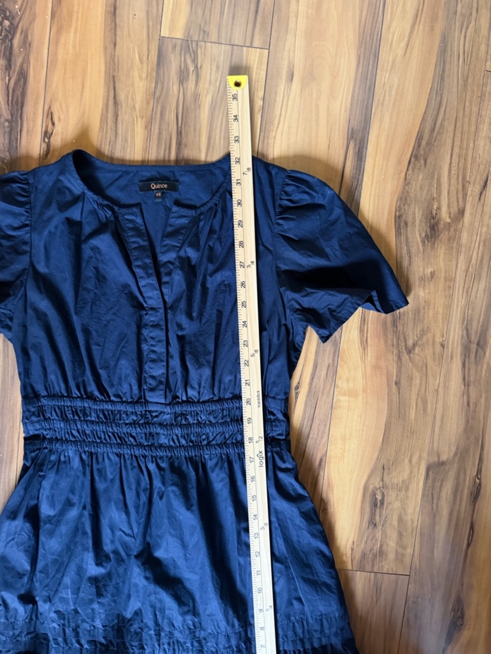 Quince 100% organic cotton tiered Mini Dress - Picture 8 of 8